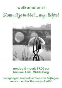 poster welkomdienst